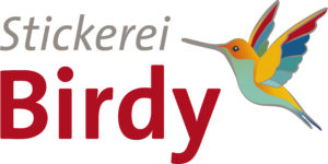 Stickerei Birdy